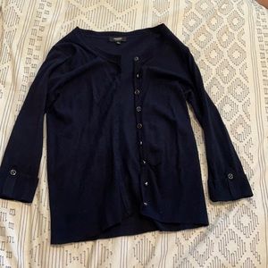 Navy cardigan